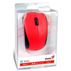 Mouse Inalámbrico GENIUS 2.4 GHz, BlueEye, COLOR Rojo