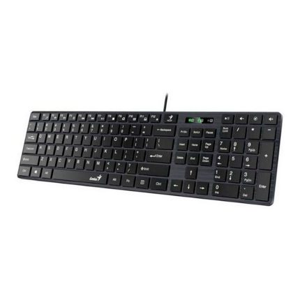 Teclado GENIUS Slimstar 126 QWERTY Numérico COLOR Negro