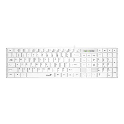 Teclado slimStar 126,SP,USB,WHITE