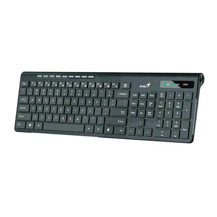 Teclado GENIUS SlimStar 7230 Teclas Tipo Chocolate Ergonómico COLOR Negro