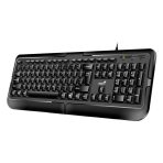 Teclado Genius KB-118 II,SP,USB,BLK / Interfaz USB/Tipo de teclas Cóncavas/Teclas de función No/ Teclas multimediaNo