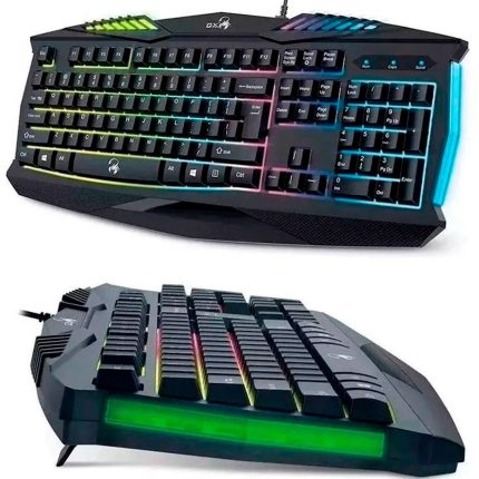 Teclado gamer genius, Iluminación led con 7 colores