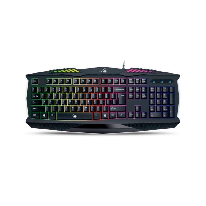 Teclado gamer genius, Iluminación led con 7 colores