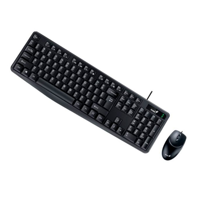 Combo Teclado Mouse GENIUS Alámbrico km 170 USB COLOR Negro