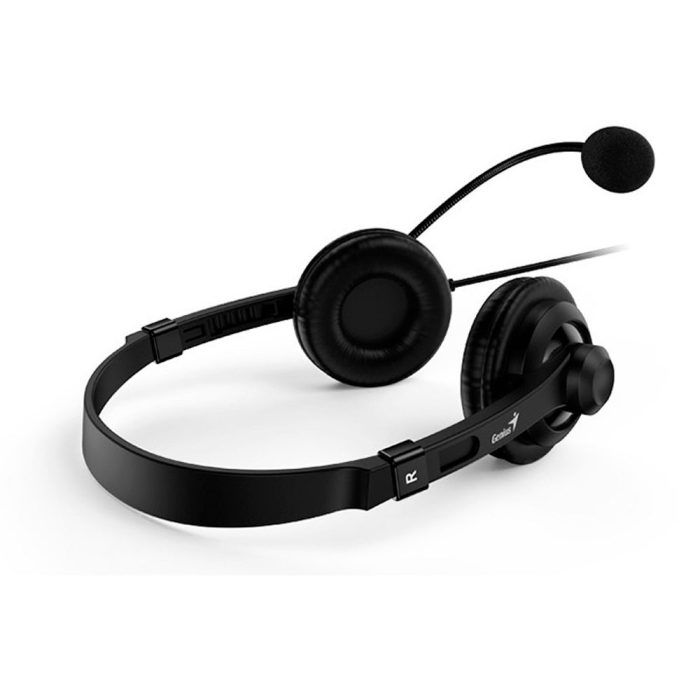 Auriculares Genius con diadema USB HS-230U Negro