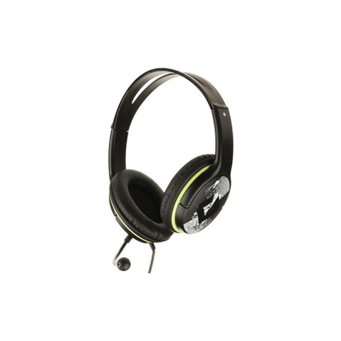 Audífono Diadema Genius HS-400A 2 plug 3.5mm Verde - Negro