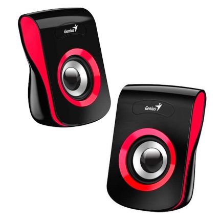 Parlante GENIUS SP-Q180 USB COLOR Rojo