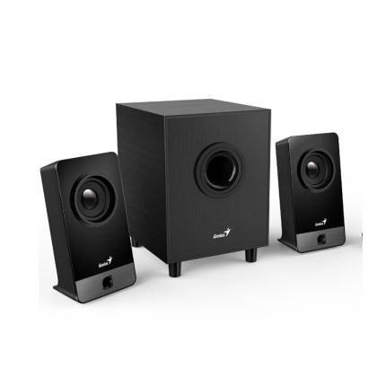 Parlante Genius SW-2.1 300X Con Subwooferr color negro