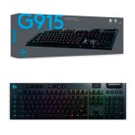 Teclado Logitech Inalámbrico RGB G915 Gaming