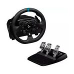 Volante y pedales Logitech G923 para videojuegos Xbox One color negro