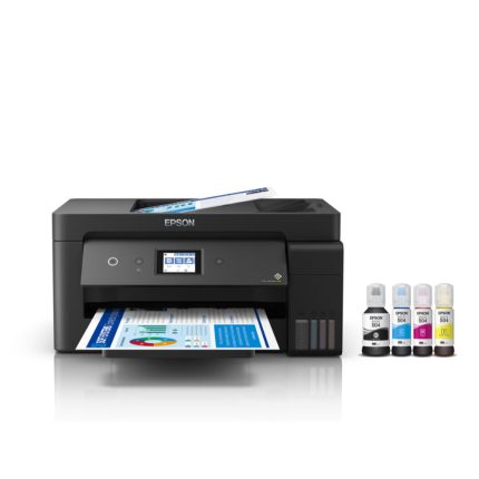 Impresora Multifuncional EPSON Tabloide Ecotank L14150 COLOR Negro