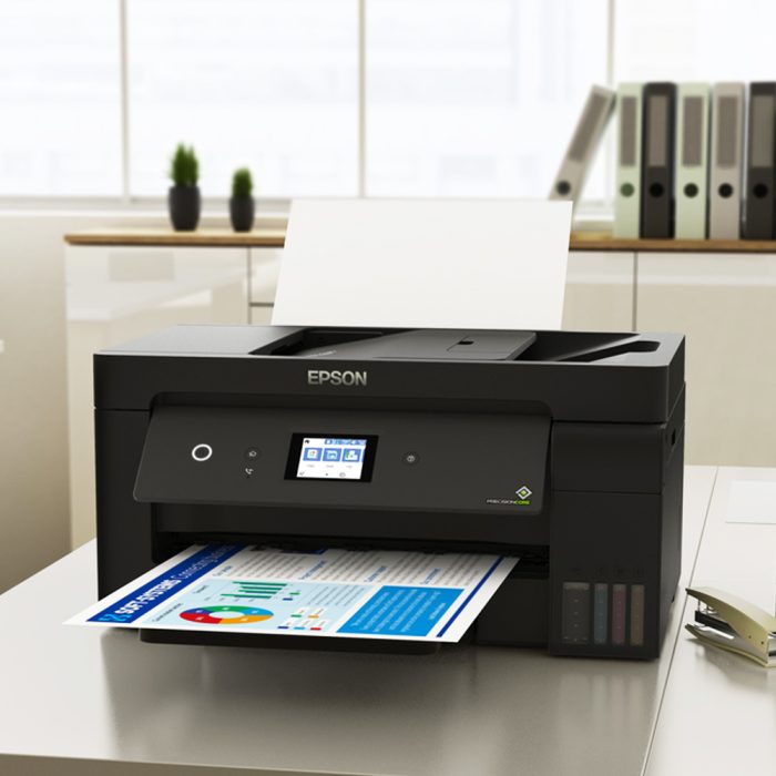 Impresora Multifuncional EPSON Tabloide Ecotank L14150 COLOR Negro