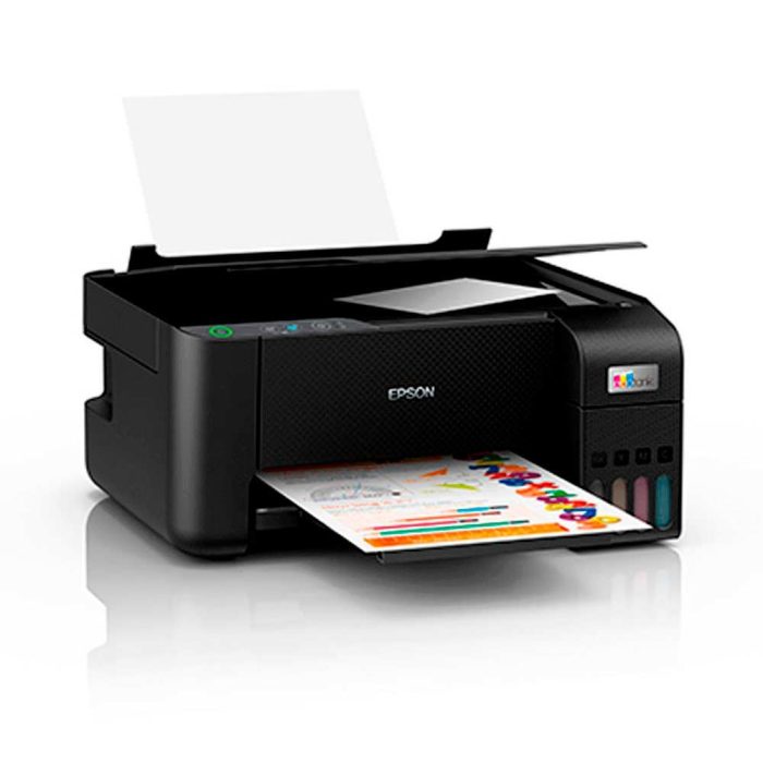 Impresora EPSON Multifuncional Color Ecotank L3210 COLOR Negro