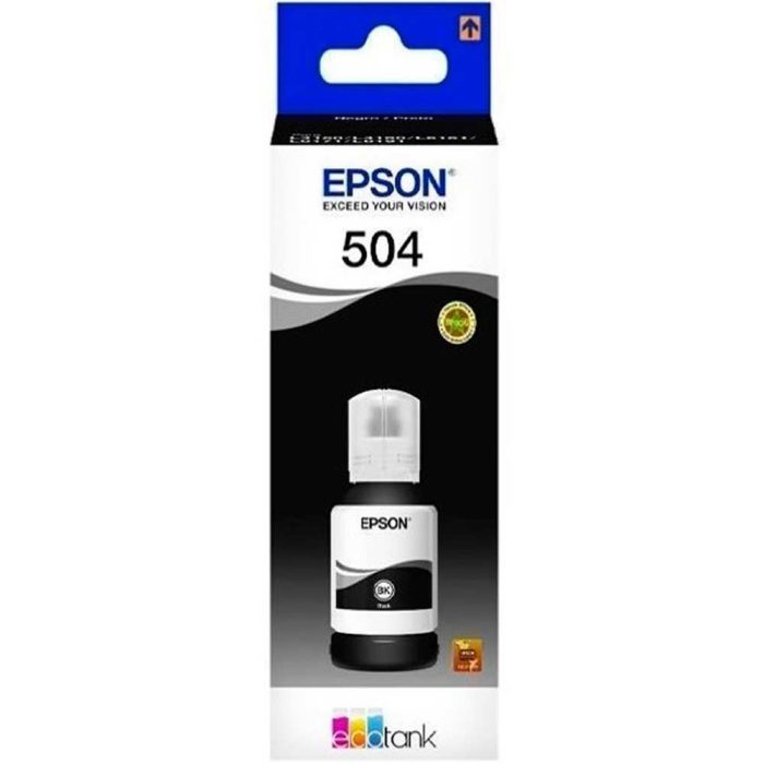 Botella de Tinta EPSON T504120 AL L4150/ L4160 COLOR Negro