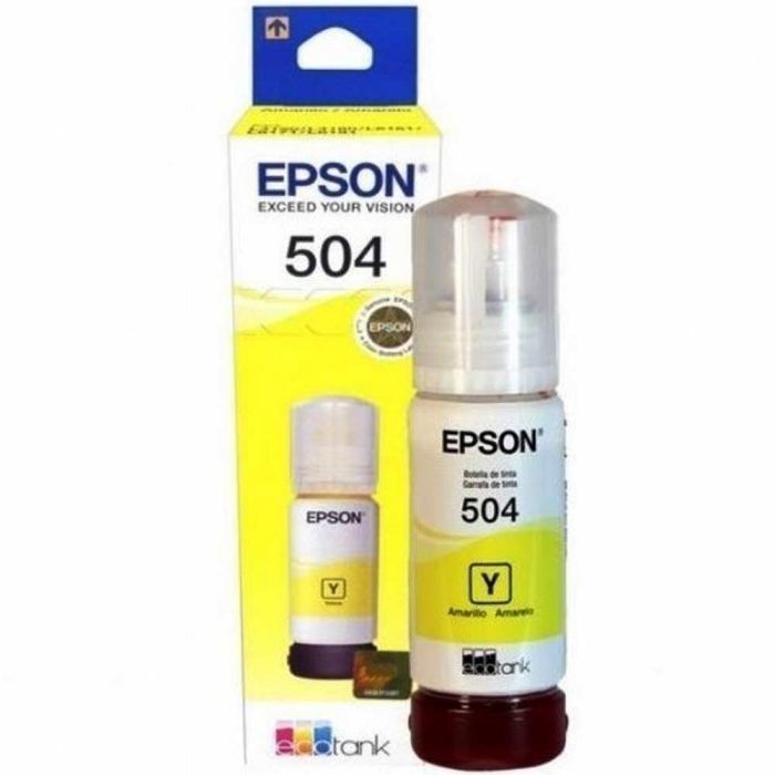 Botella de Tinta EPSON T504420 AL L4150/L4160 COLOR Amarillo