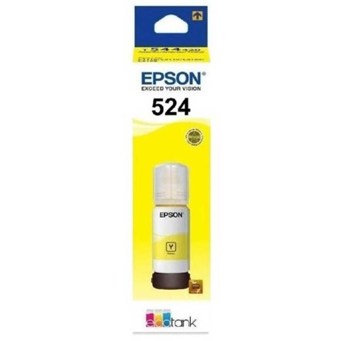 Botella de Tinta EPSON T524420 AL L15150 COLOR Amarillo Pingmentada