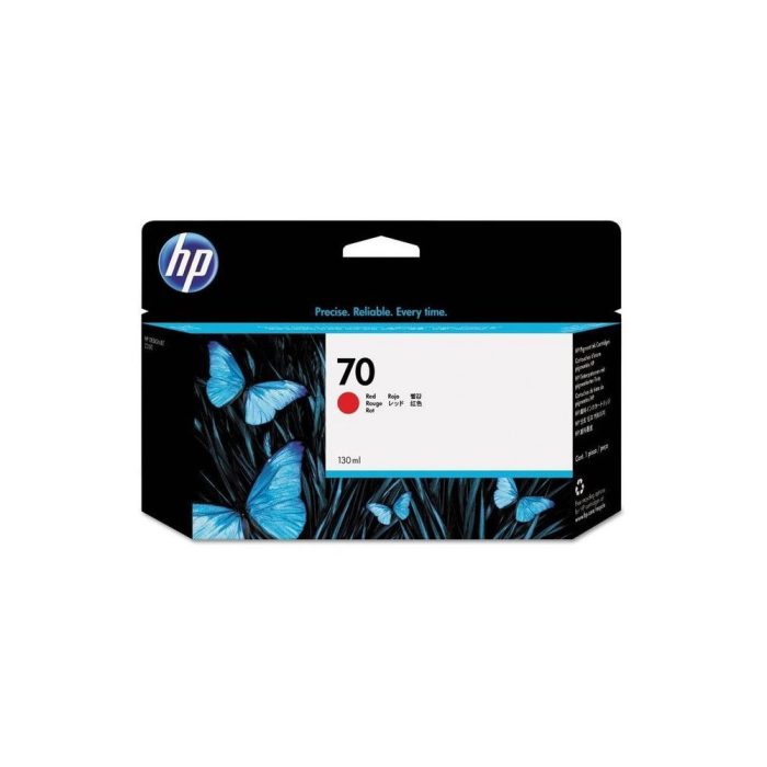 Cartucho de Tinta HP 70 DesingJet de 130 ml COLOR Rojo