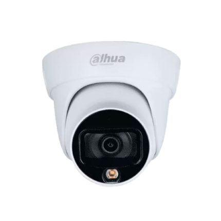 Camara Dahua Domo, 2MP, Full Color, Lente Fijo 3,6mm, IR20M, Audio incorporado, 4en1 (CVI/TVI/AHD/CVBS), Semimetalica, DWDR, StarLight, IP67, 12VDC