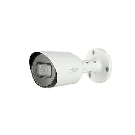 Camara Dahua Bullet, 2MP, Lente fijo 2,8mm, 4en1 (CVI/TVI/AHD/CVBS), Metal, IR30m, IP67, 12VDC.