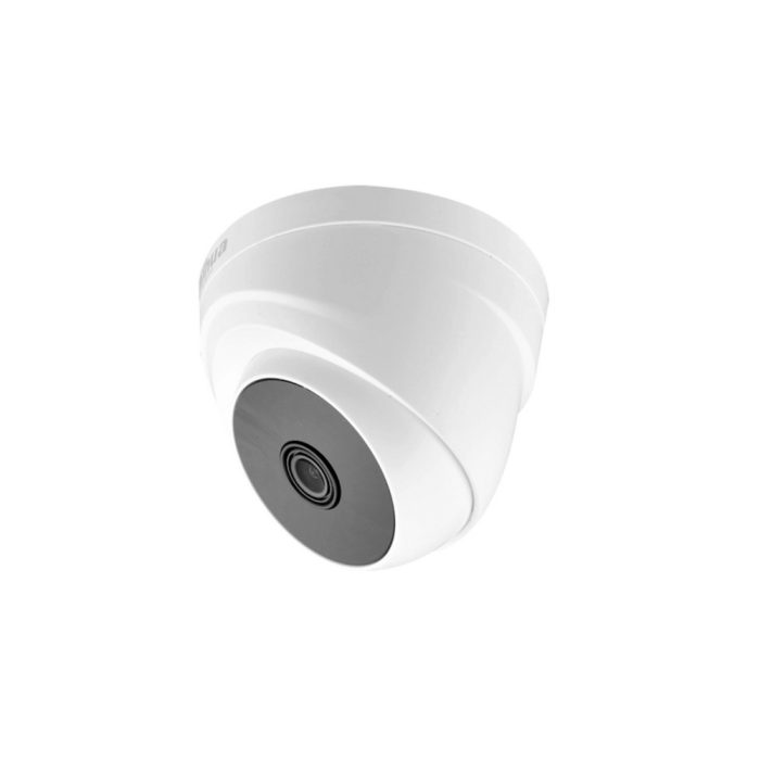 Camara Dahua Domo, 2MP, Lente fijo 2,8mm, 4en1 (CVI/TVI/AHD/CVBS), Plastico, DWDR, IR Smart Led 20m, 12VDC.