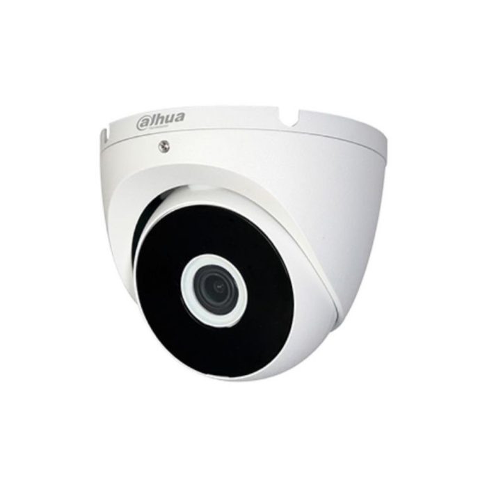 Camara Dahua Domo, 2MP, Lente fijo 2,8mm, 4en1 (CVI/TVI/AHD/CVBS), DWDR, Smart IR20m, Metalica, 12VDC.