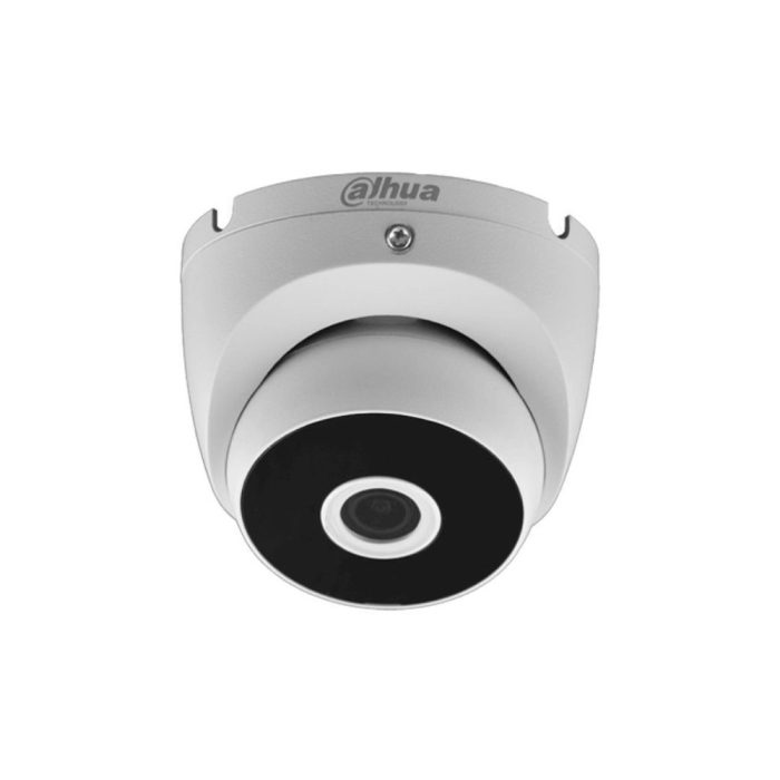 Camara Dahua Domo, 2MP, Lente fijo 2,8mm, 4en1 (CVI/TVI/AHD/CVBS), DWDR, Smart IR20m, Metalica, 12VDC.