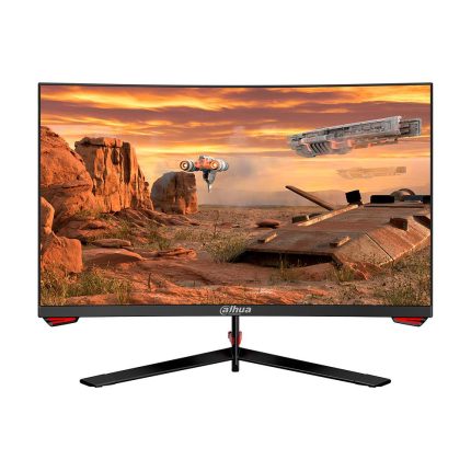 Monitor Dahua Curvo Gamer 24” panel VA/borde delgado 3 caras VA,Tamaño: 24 Color Negro,Resolución 1920 X 1080 (16:9),Tipo de pane: VA,Tipo de respuesta: 5ms (GTG) tasa de refresco 165 HZ,Conectividad: DP / HDMI 1,4 (Incluye cable HDMI),Angulo de visión: 178° H / 178°V,Incluye Base Metálica,