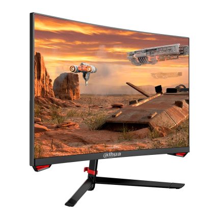 Monitor Dahua Curvo Gamer 24” panel VA/borde delgado 3 caras VA,Tamaño: 24 Color Negro,Resolución 1920 X 1080 (16:9),Tipo de pane: VA,Tipo de respuesta: 5ms (GTG) tasa de refresco 165 HZ,Conectividad: DP / HDMI 1,4 (Incluye cable HDMI),Angulo de visión: 178° H / 178°V,Incluye Base Metálica,