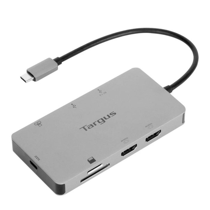 Docking Station TARGUS 4USB-C Dual HDMI 4K con fuente de alimentación Pass-Thru de 100 W