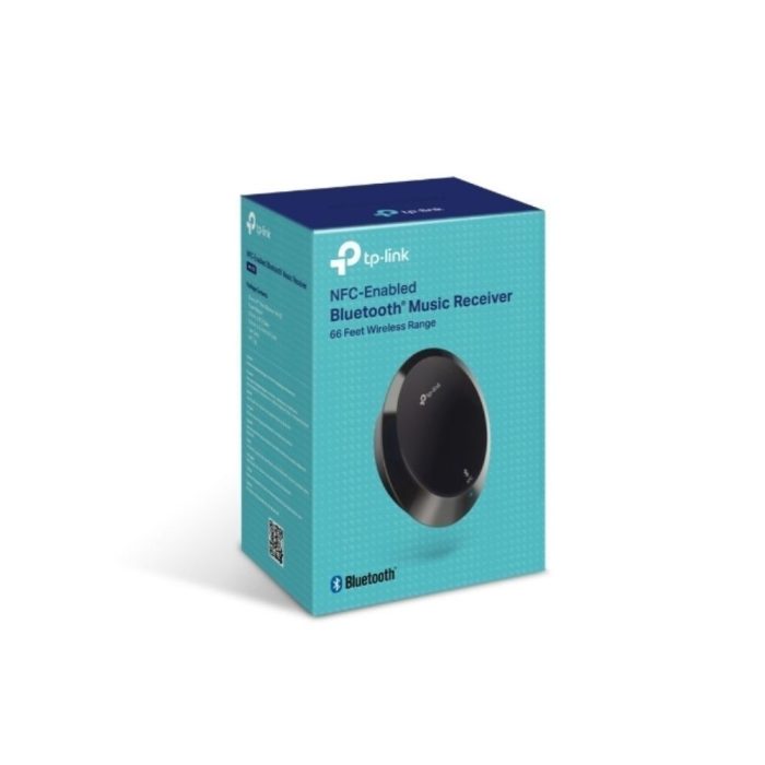 Receptor de Música Bluetooth 4.0, TPLINK Conector de Audio de 3,5 mm COLOR Negro