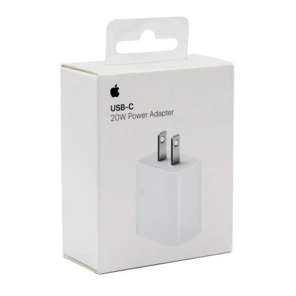 Adaptador De Corriente APPLE USB-C De 20W COLOR Blanco