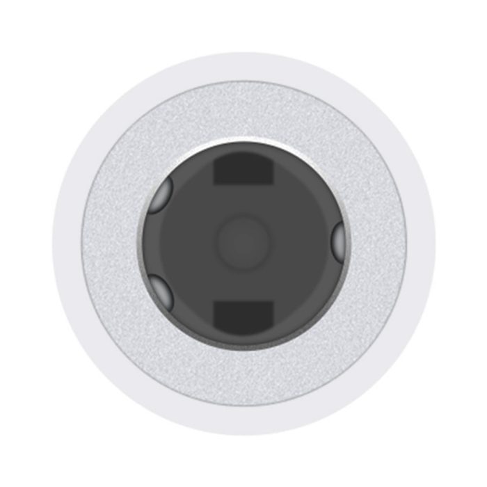 Adaptador APPLE De Lightning A Jack De 3.5mm Para Audífonos COLOR Blanco