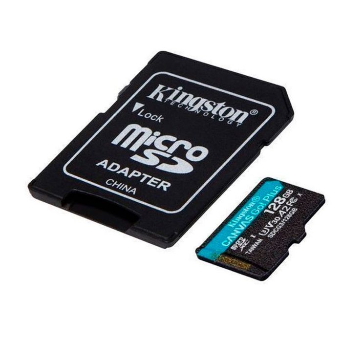 Memoria KINGSTON Micro Sd Canvas Go Plus Card + ADP 128GB