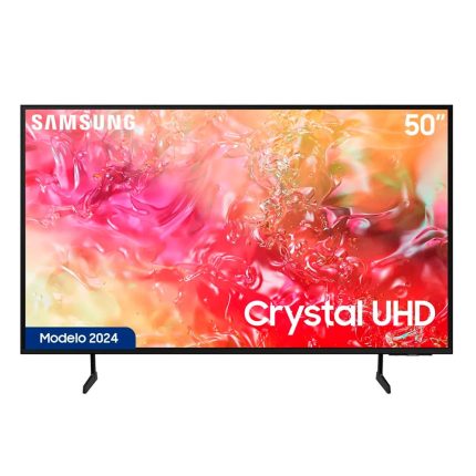 Televisor Samsung FLAT LED Smart TV 50 pulgadas Crystal UHD 4K /3,840 x 2,160, AI, /HDR / DVB-T2 /LAN /WIFI 5 / Bluetooth 5.2 / Google Meet / AirPlay 2 /modo ambiente/ Modo Juego/ HDMI x 3/ USB x1 /abre y edita archivos de Office/ Garantía 1 año, Ficha técnica completa en www.samsung.com.co