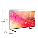 Televisor Samsung FLAT LED Smart TV 65 pulgadas Crystal UHD 4K  /3,840 x 2,160 /HDR / DVB-T2 /LAN /WIFI 5 / Bluetooth 5.2 / Google Meet / AirPlay 2 /modo ambiente/ Modo Juego/ HDMI x 3/ USB x1 /abre y edita archivos de Office/ Garantía 1 año, Ficha técnica completa en www.samsung.com.co