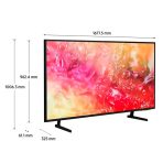 Televisor Samsung FLAT LED Smart TV 75 pulgadas Crystal UHD 4K  /3,840 x 2,160 /HDR / DVB-T2 /LAN /WIFI 5 / Bluetooth 5.2 / Google Meet / AirPlay 2 /modo ambiente/ Modo Juego/ HDMI x 3/ USB x1 /abre y edita archivos de Office/ Garantía 1 año, Ficha técnica completa en www.samsung.com.co