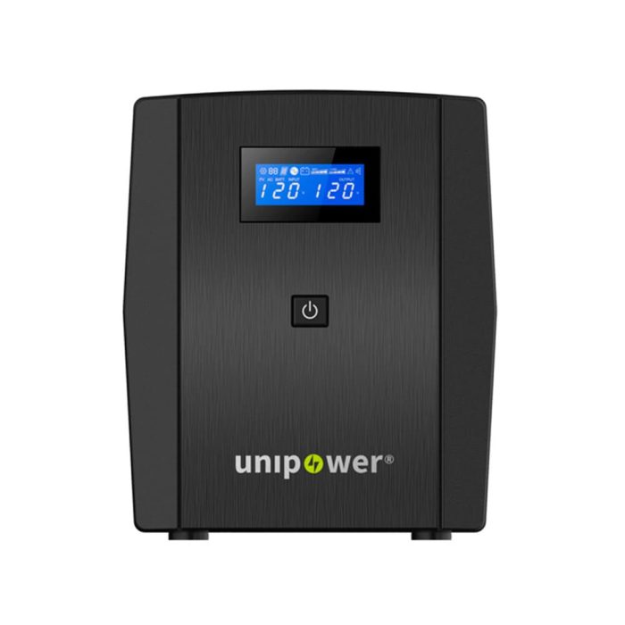 UPS 1500va/900w, Display con 8 tomas (4 con supresion regulacion y backup y 4 con supresion de picos)