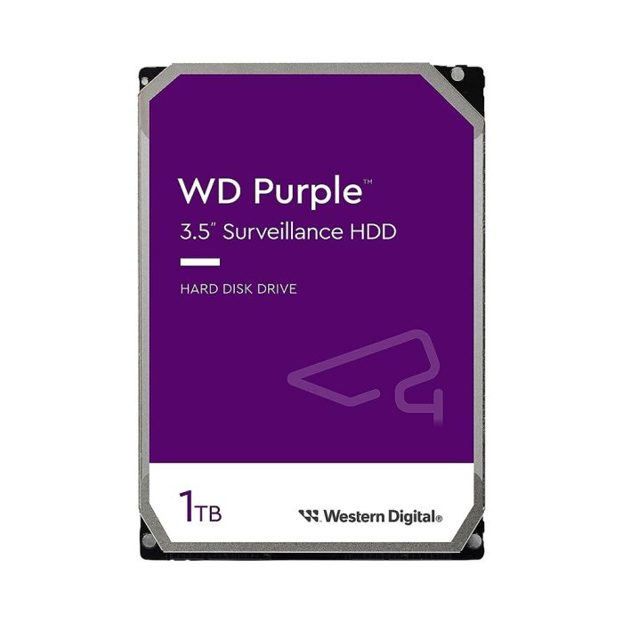 Disco Duro Western Digital PURPLE 1TB 5400RPM SATA 6Gbs Cache 64 MB 3,5in videovigilancia trabajo 24/7