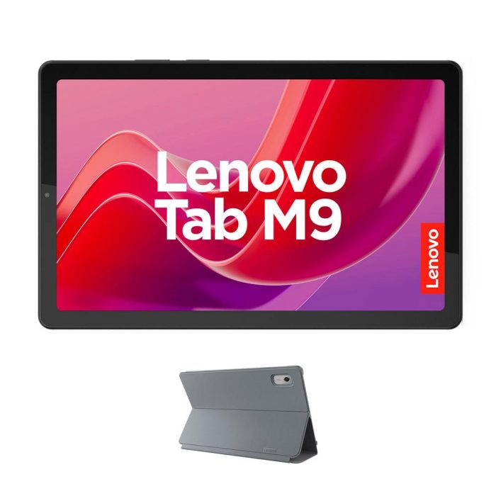 Tablet Lenovo M9 TB310XU Pantalla 9 Pulgadas HD Conectividad LTE Memoria 4GB + Almacenamiento 128GB Color Azul frost Incluye Folio y Film