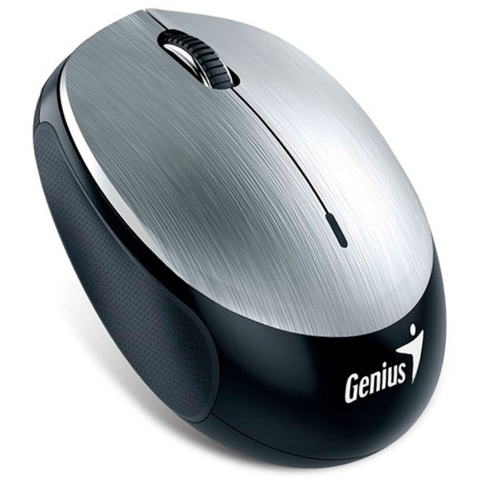 Mouse inalambrico Genius Bluetooth 4.0, recargable color gris plata