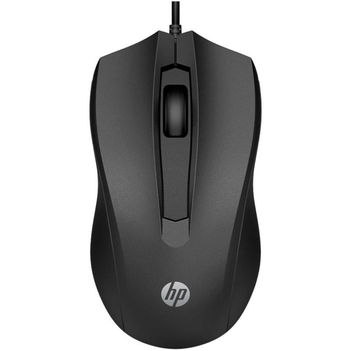 Mouse Con Cable HP 100 Negro