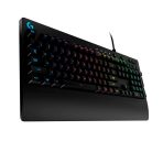 Teclado G213 prodigy logitech gaming ingles alámbrico USB RGB lightsync color negro