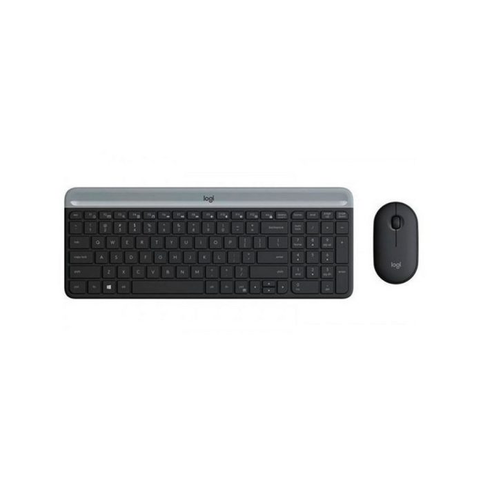 Combo Teclado + Mouse LOGITECH en combo Wireless MK470 (LAT/MX ESP) Negro