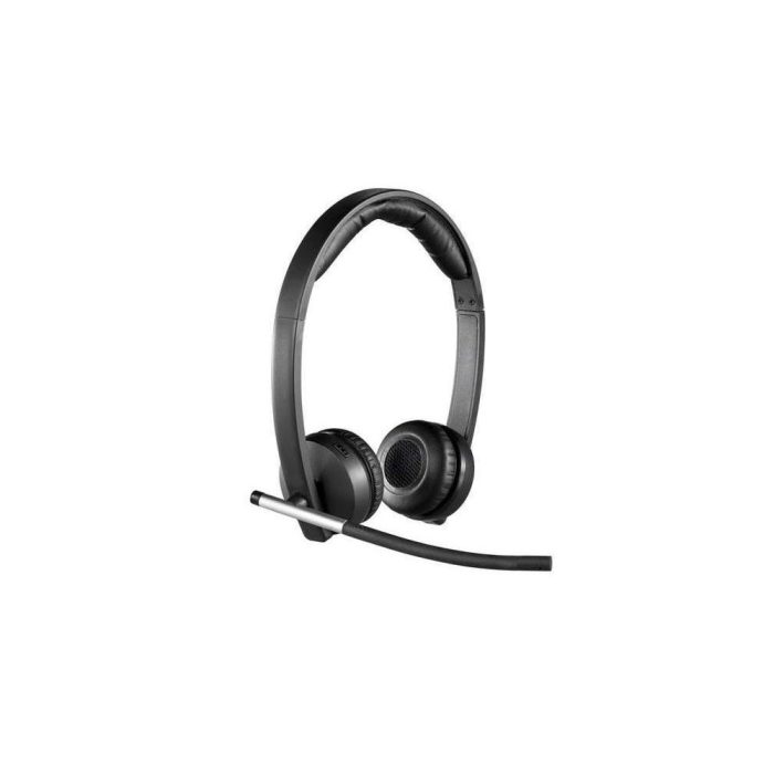 Diadema logitech H820e biaural inalámbrico, receptor USB, compatible Win-Mac, controles integrados, color negro