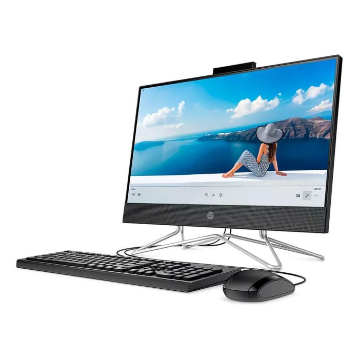 HP AIO 22-dg0010la INTEL CORE i3-N300 (ALDER LAKE-N) /RAM 8GB (1x8GB) DDR5 4800 NECC /SSD 512G 2280 PCIe NVMe Value/Non-Touch/21.5 FHD Antiglare VA/UMA/Jet Black no card reader - HD Camera/FREEDOS