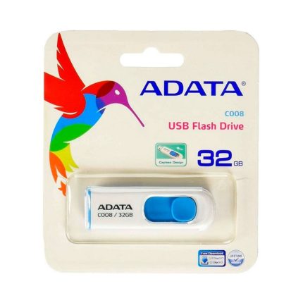 Memoria USB ADATA 2.0 Retractil 32GB COLOR Blanca