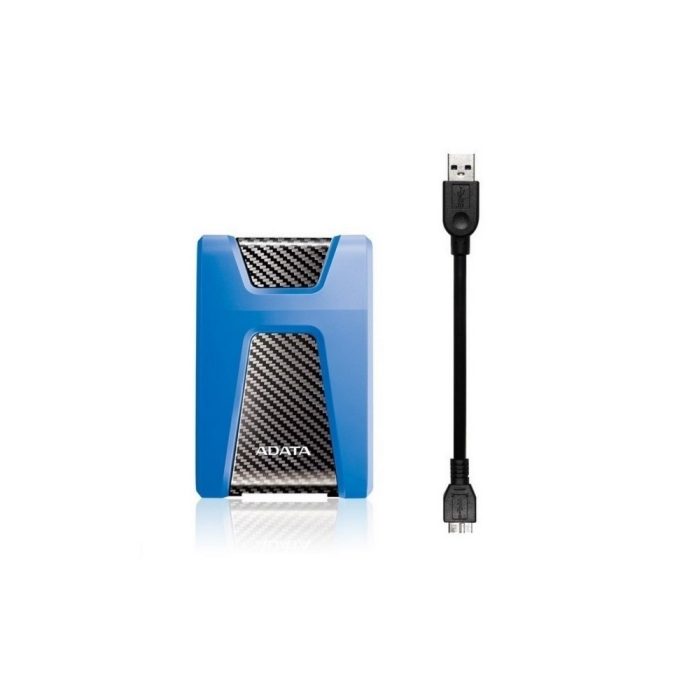 Disco Duro Externo Adata Antigolpes HD650 2TB Azul