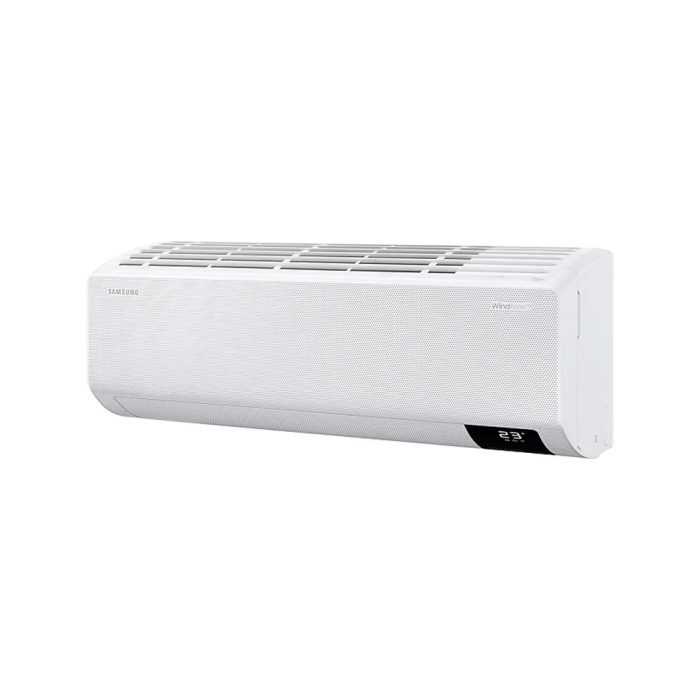 Mini Split Samsung 12.000 BTU WIND-FREE INVERTER R410A. 220V Caracteristicas princiapales:  *SIN CORRIENTES DE VIENTO *Modo Usuario Unico* Enfriamiento Rápido *Modo Good Sleep *Compresor digital Inverter Boost *Control Wi-Fi a traves de Smart Things *Easy  Filter plus *Estabilizador de Voltaje Incorporado *Auto Restart *Serpentin CU / Al *Los equip