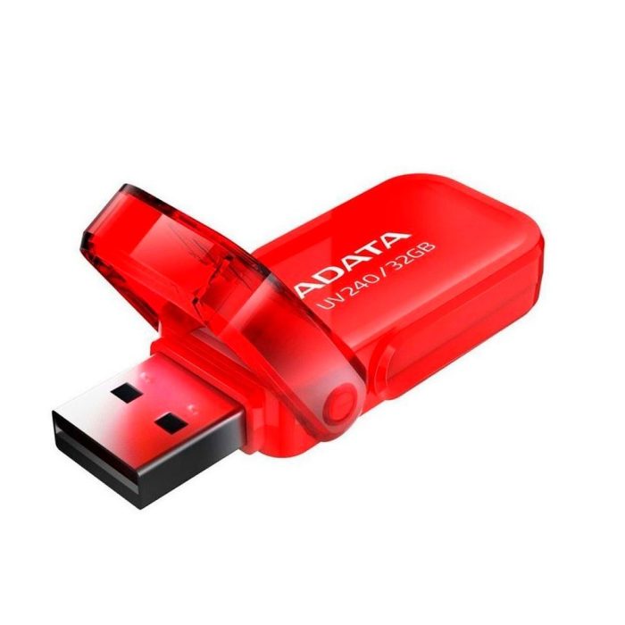 Memoria USB ADATA 2.0 Escualizable 32GB COLOR Rojo