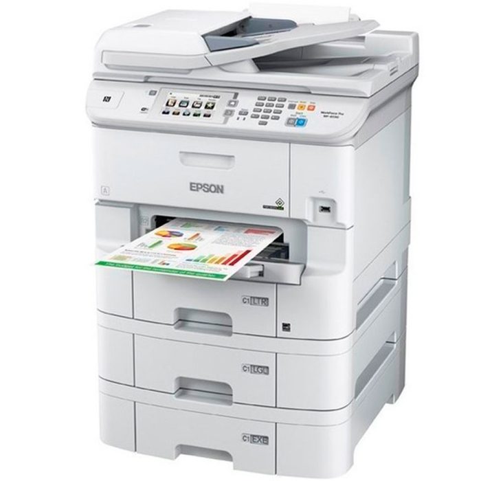 Impresora EPSON Multifuncional Workforce Pro WF 6590 COLOR Blanco